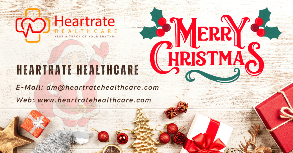 Merry Christmis Wishes and Care Message from Heartrate Healthcare